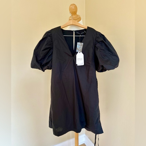 English Factory Puff Sleeve A-line Shift Mini Dress XS - Picture 6 of 11